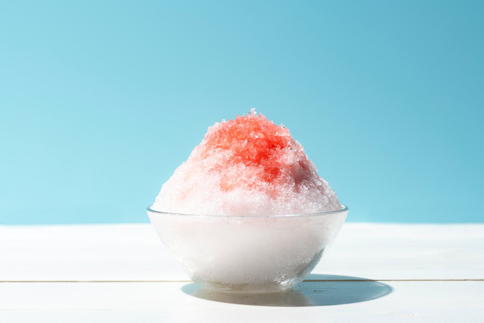 Cold shaved ice. Summer in Japan.