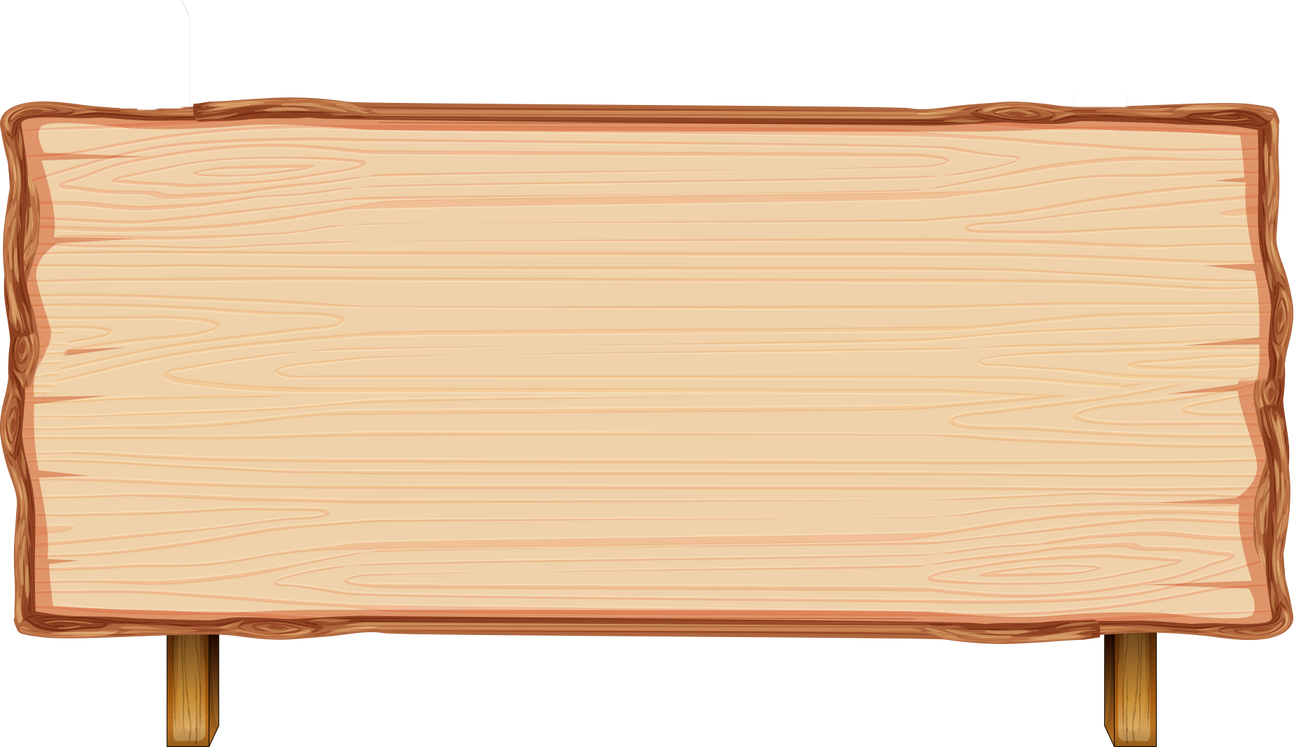 Wood Bulletin Board